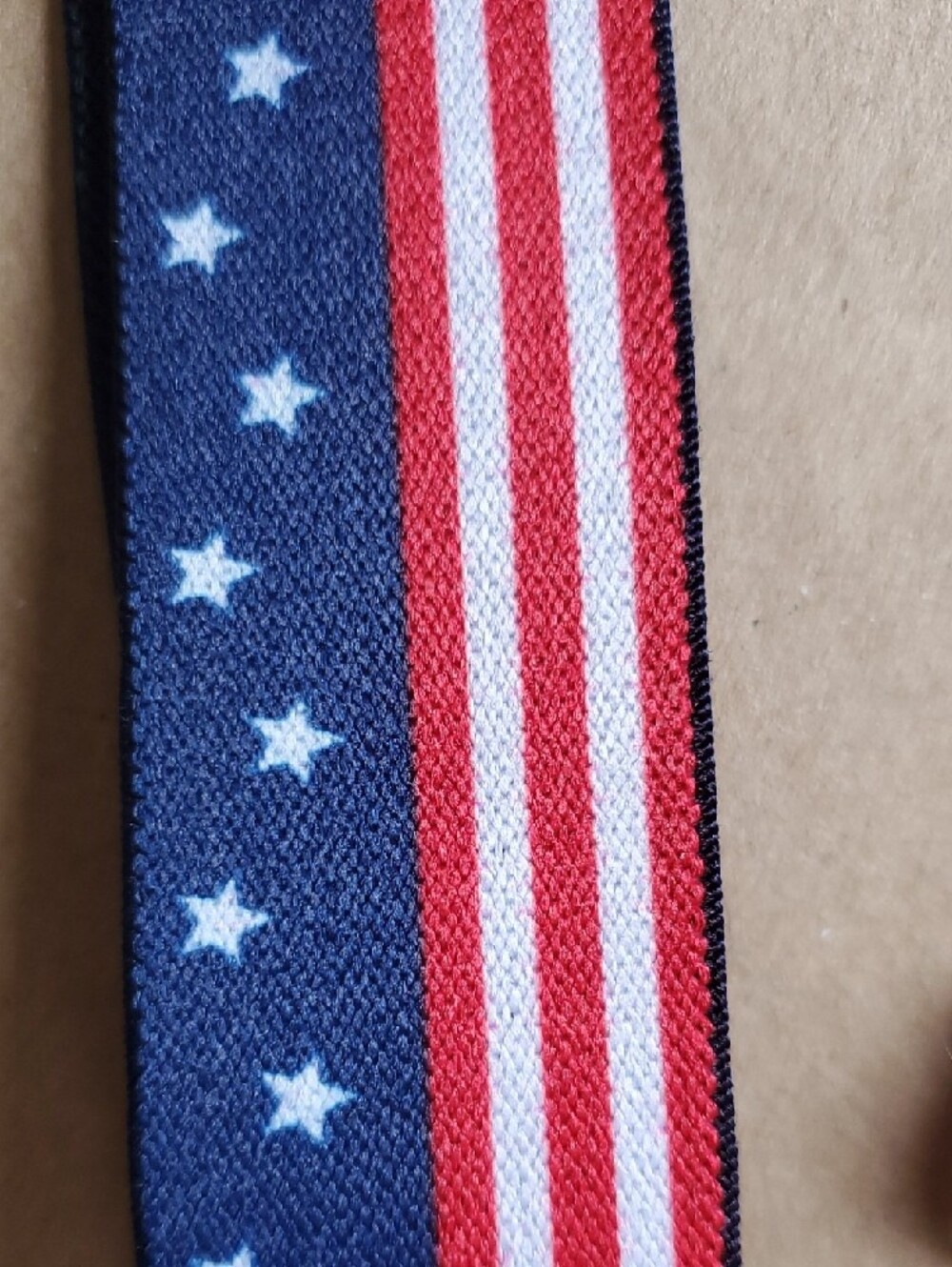 Patriotic Red, White & Blue Men's Suspenders - Picture 3 of 5
